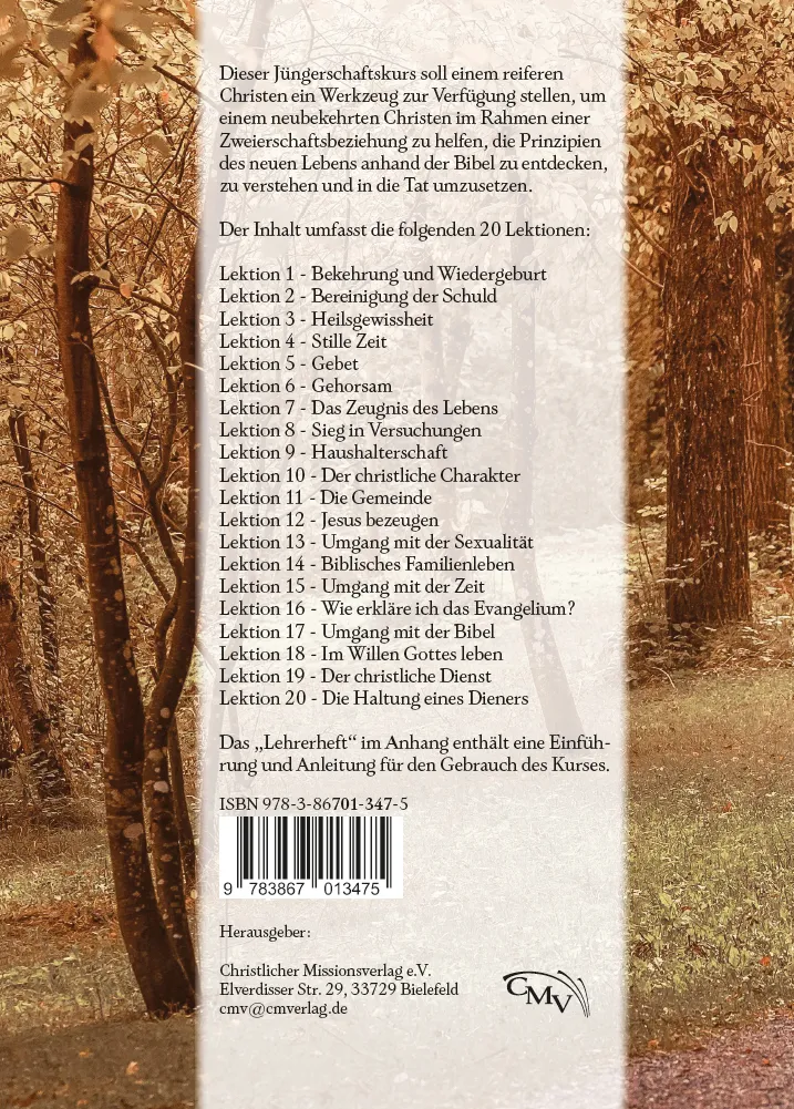 Machet zu Jüngern - Jüngerschaftskurs