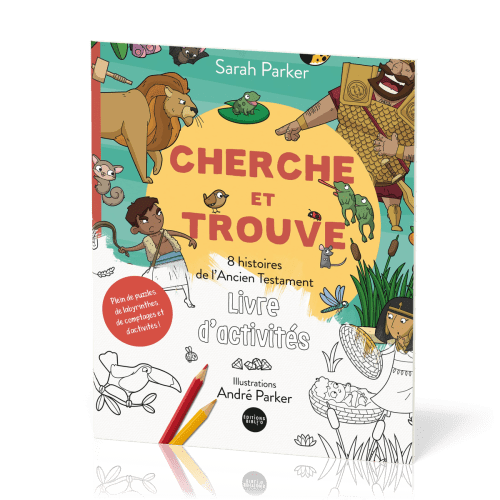 Cherche et trouve, livre d’activités - 8 histoires de l’Ancien Testament