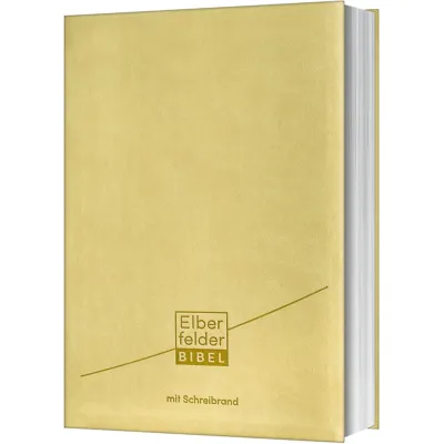 Elberfelder Bibel - avec marge d'écriture, similicuir