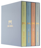 Bibel Menge 2020, Schreibrand - 4 Bände im Schuber (3 AT-Bände und 1 NT-Band) - Journaling Edition