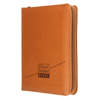 Elberfelder Bibel Taschenausgabe - Kunstleder braun, Reissverschluss