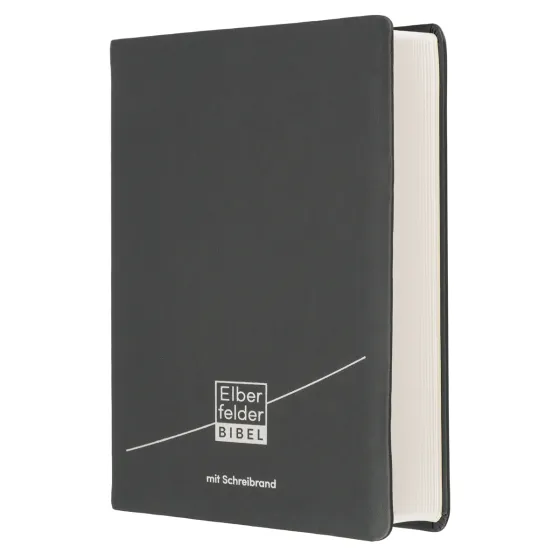 Elberfelder Bibel - avec marge d'écriture, cuir