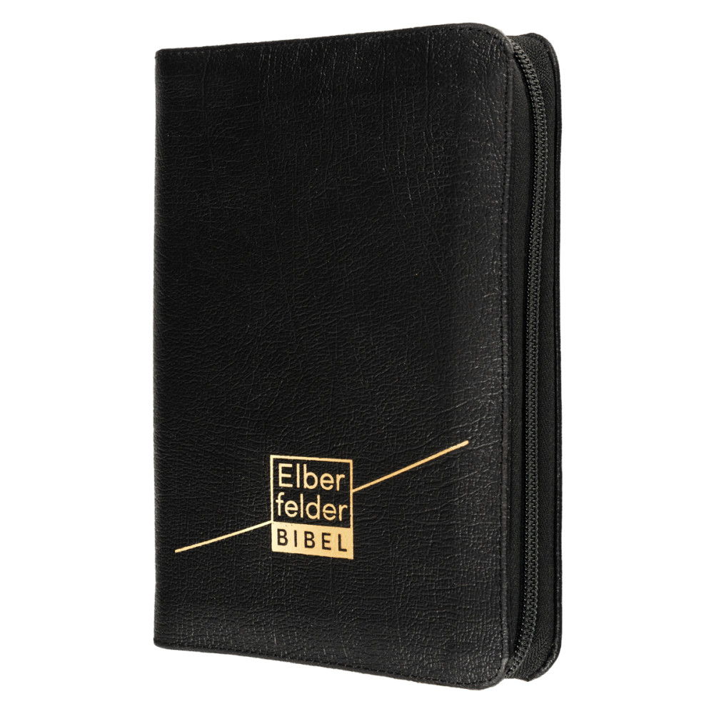 Elberfelder Bibel Taschenausgabe - Leder mit Reißverschluss