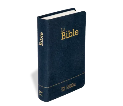Bible Segond 21 compacte (Premium Style) - couverture souple toile bleu marine-anthracite