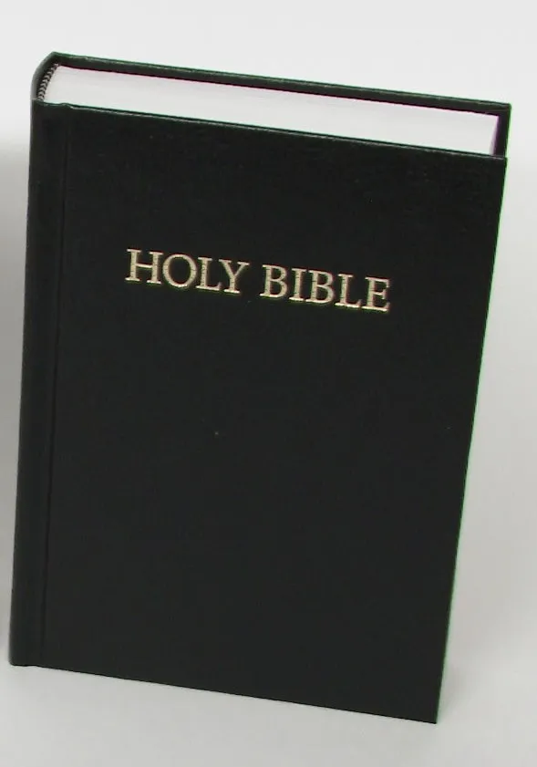 Anglais, Bible King James Version, rigide, noire, (Royal Ruby Text)