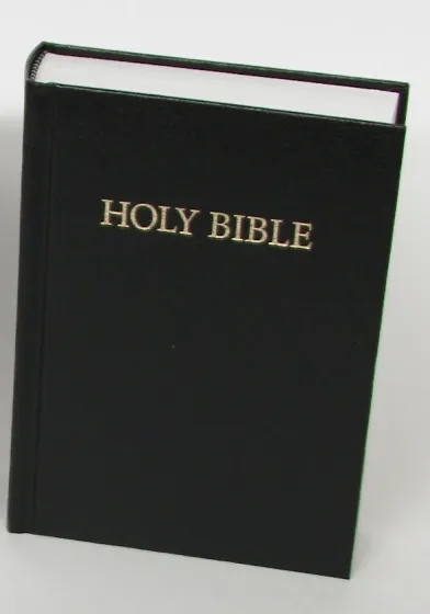 Anglais, Bible King James Version, rigide, noire, (Royal Ruby Text)