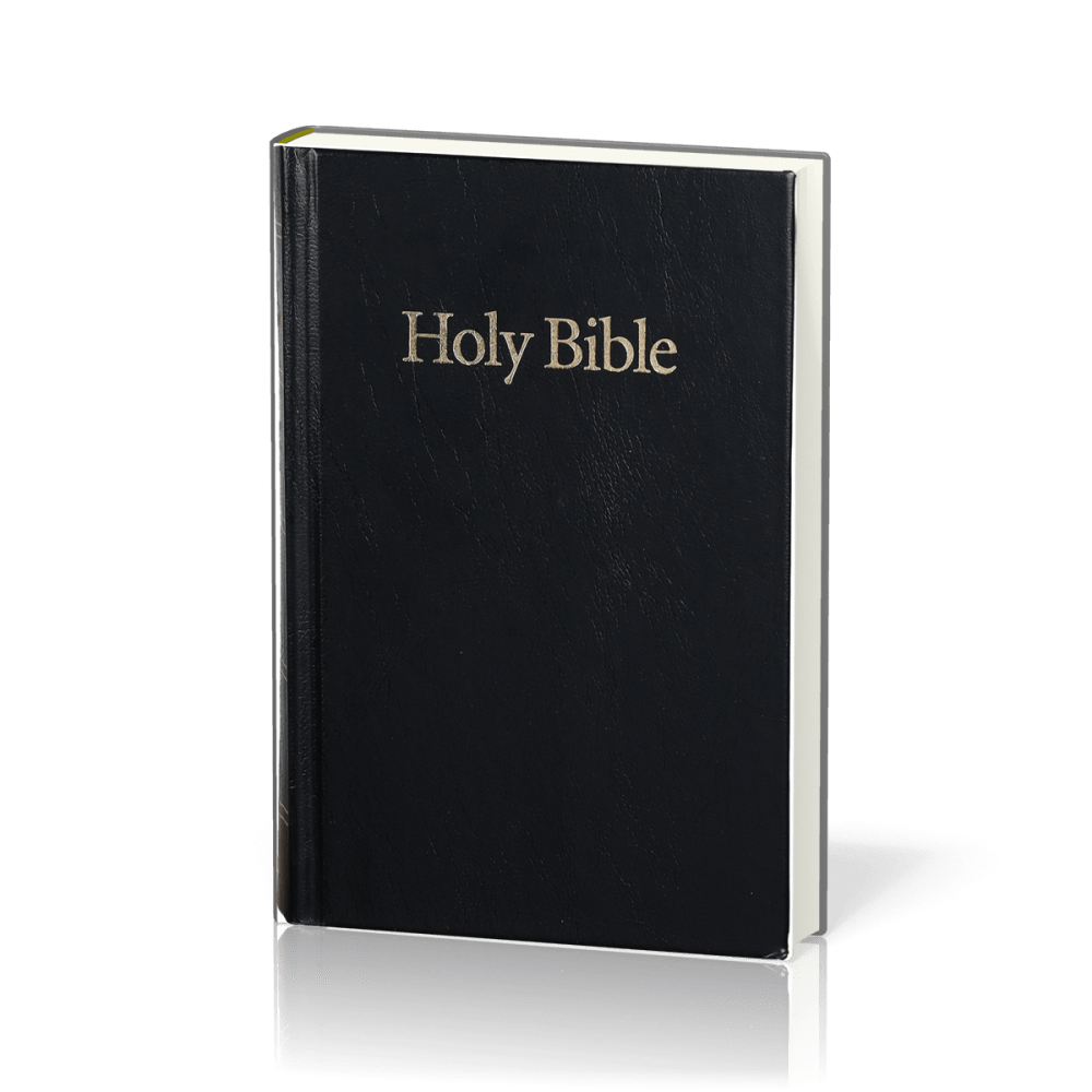 Anglais, Bible, King James Version, cartonnée, noire