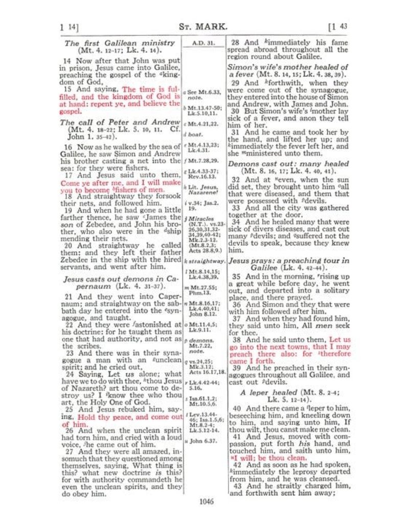 Anglais, Bible d'étude Old Scofield King James Version, cuir de bœuf, noir