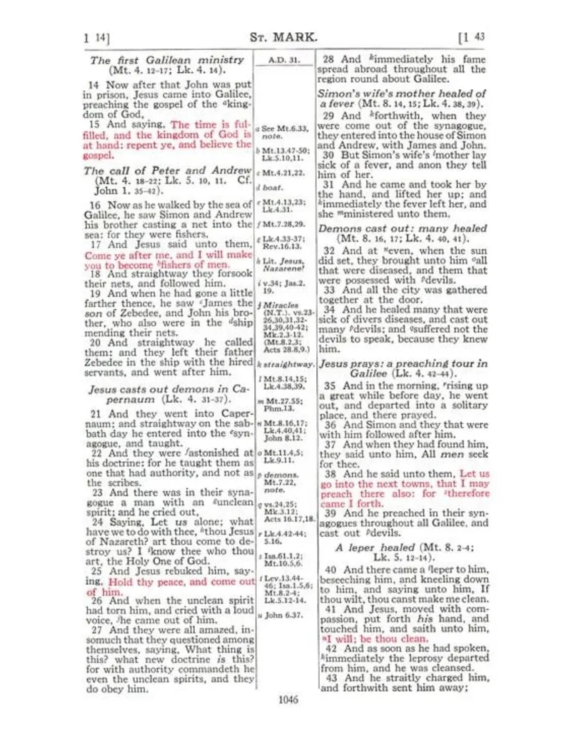 Anglais, Bible d'étude Old Scofield King James Version, cuir de bœuf, noir