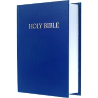 Anglais, Bible King James Version, rigide, bleue, (Royal Ruby Text)