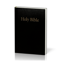 Anglais, Bible King James Version, moyen modèle, rigide, noire