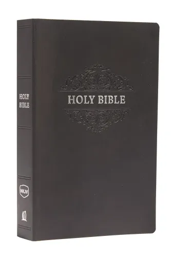 Anglais, Bible New King James Version, similicuir, noire, grand caractères