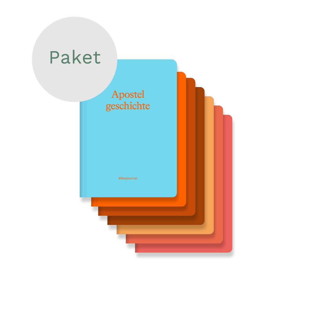 Bibeljournale – Paket (Apostelgeschichte – Philipper)