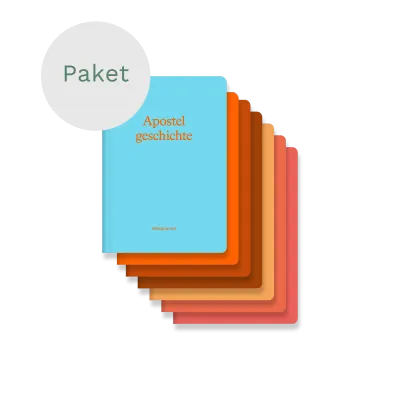 Bibeljournale – Paket (Apostelgeschichte – Philipper)