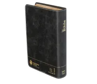 Bible Segond 21 compacte (Premium Style) - couverture souple, cuir anthracite, avec tranches dorées