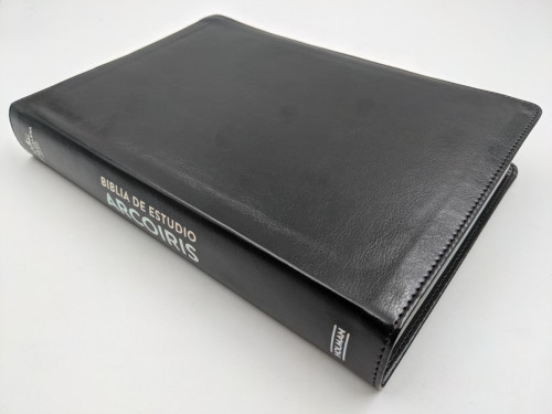 Espagnol, Bible d'étude Reina Valera 1960, Arcoiris, similicuir, noire