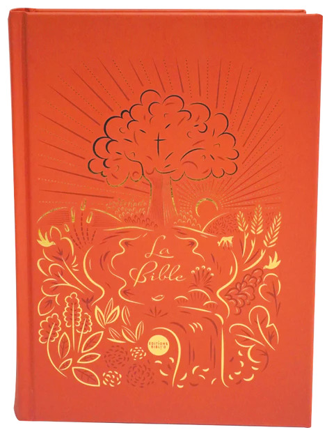 Bible Nouvelle Français Courant - couverture rigide illustrée, avec deutérocanoniques, tranche...