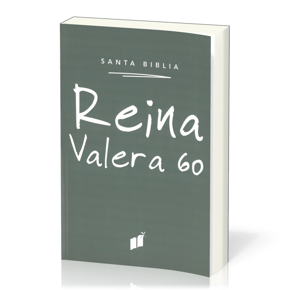Espagnol, Bible, Reina Valera 1960, brochée  avec rabat, vert canard