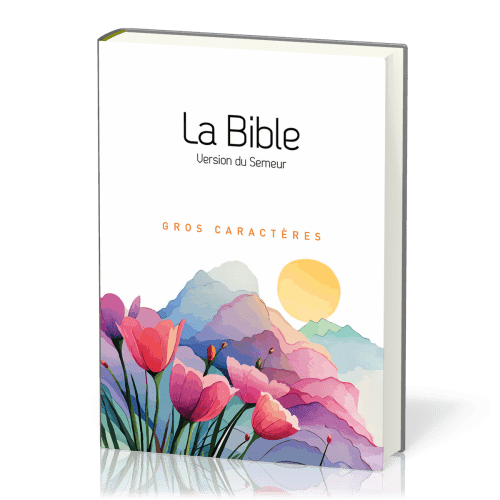 Bible Semeur 2015, gros caractères, blanche illustrée, semi-souple textile, tranche blanche