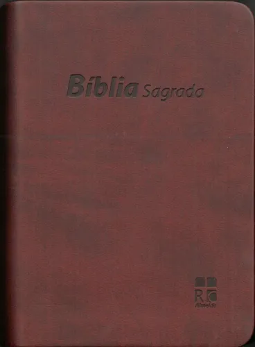 Portugais, Bible Almeida Révisée et Corrigée, petit format, cartonnée, grenat