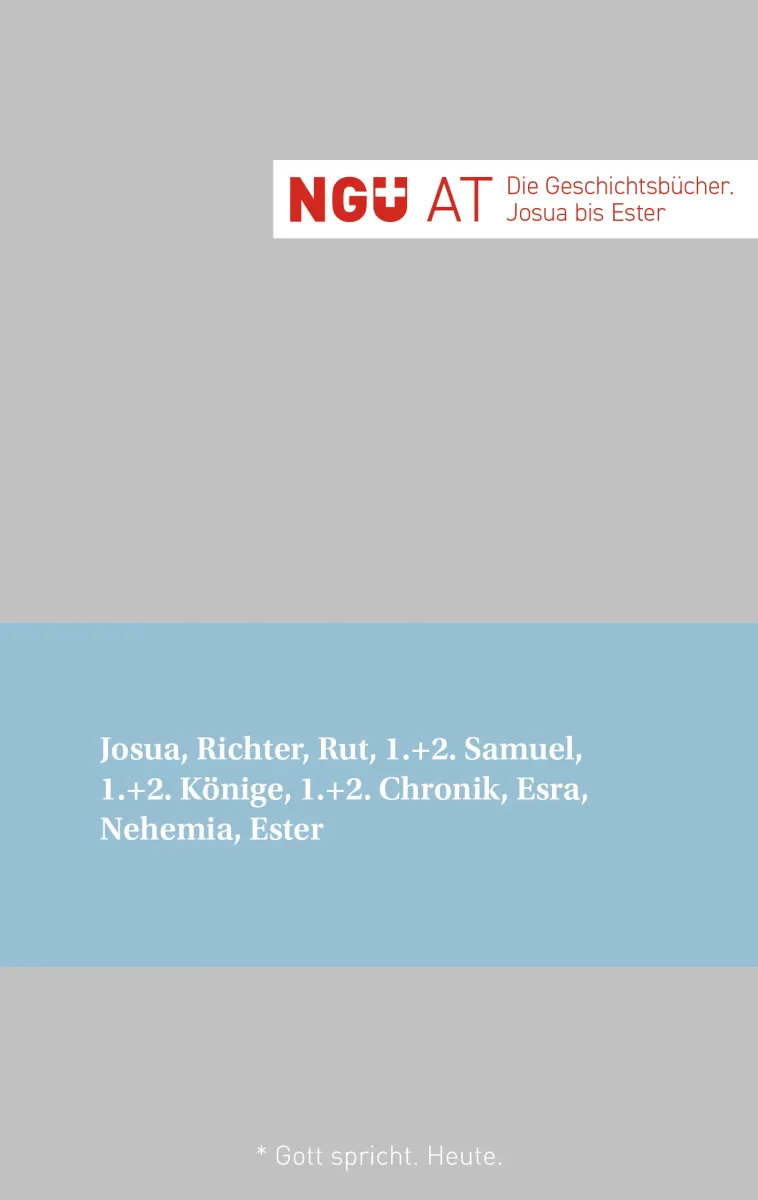 Allemand, NGÜ AT - Livres historiques : Josué à Esther - Broché