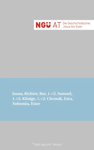 Allemand, NGÜ AT - Livres historiques : Josué à Esther - Broché