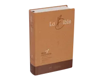 Bible Segond 21, gros caractères - couverture semi-rigide, papier brun chiné en fibres naturelles