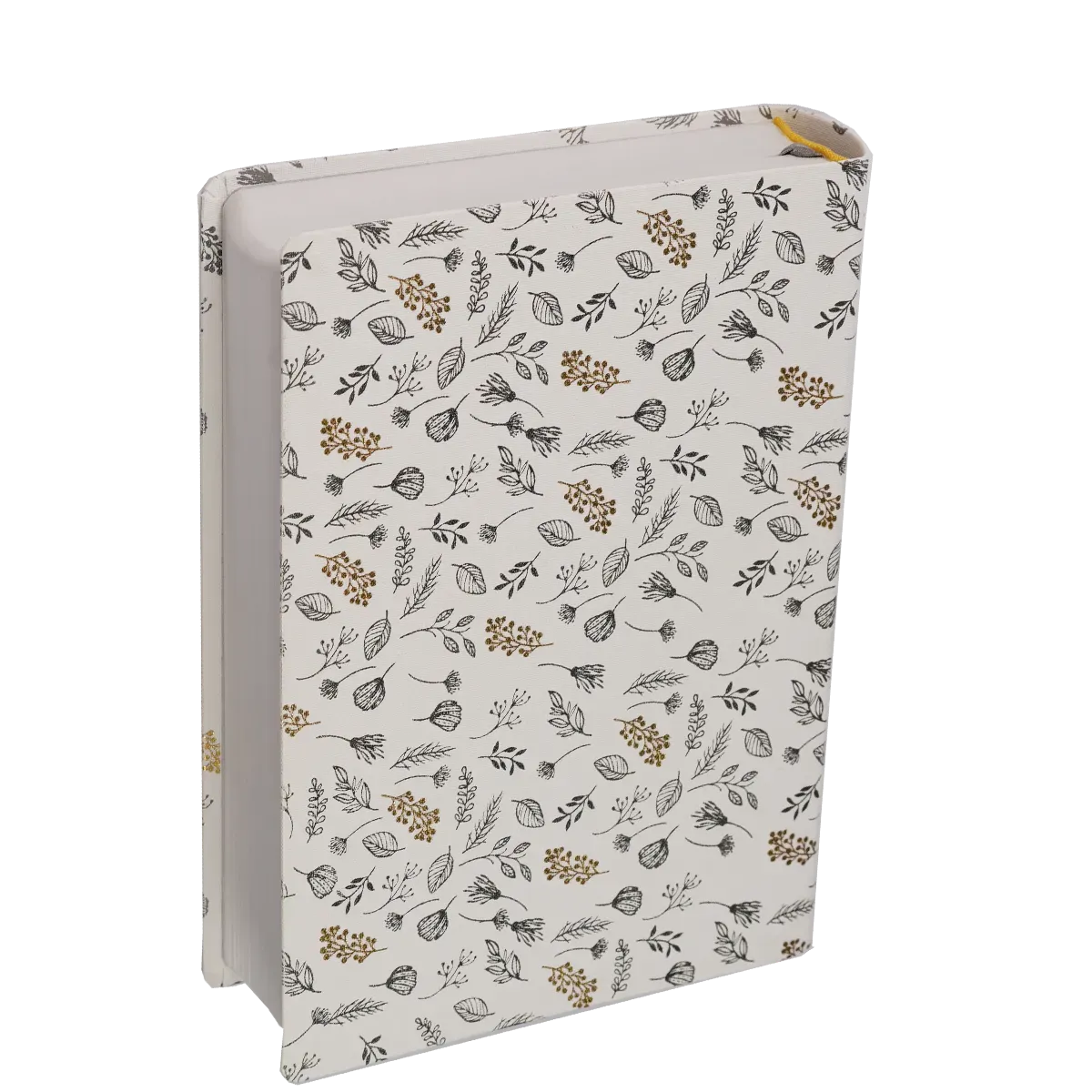 Bible Segond 21 Journal de bord - couverture souple, toilée blanc avec motifs dorés