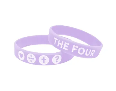 THE FOUR - Armband lila 150 mm