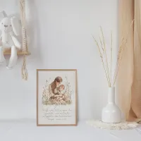Wandbilder - Mama & Kind klein (Sprüche 31,25) - 21x30 cm