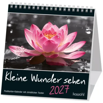 Kleine Wunder sehen - Postkartenkalender