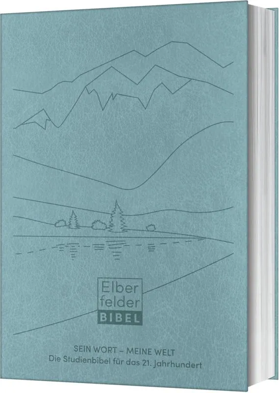 Elberfelder Studienbibel, Sein Wort - meine Welt - Kunstleder blau