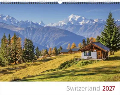 Calendrier Paysages Suisses - Néerlandais, Calendrier mural