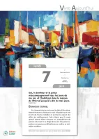Vivre aujourd'hui - calendrier éphéméride, à suspendre et effeuiller, grande plaque