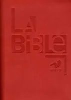 Bible Parole de Vie, compacte, rouge - couverture souple, vivella, avec livres deutérocanoniques