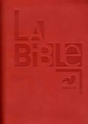 Bible Parole de Vie, compacte, rouge - couverture souple, vivella, avec livres deutérocanoniques