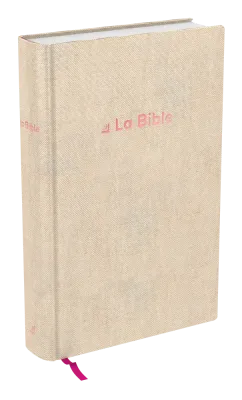 Bible Darby révisée format compact, rigide lin beige