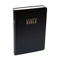 Bible Darby édition de Rolle, grand format, similicuir noir, semi-rigide