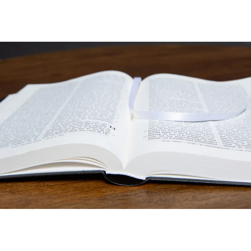 Bible Darby édition de Rolle, grand format, similicuir noir, semi-rigide