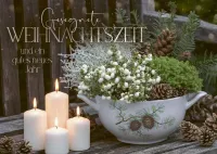 Postkarte Gesegnete Weihnachten - Lukas 2, 10.11