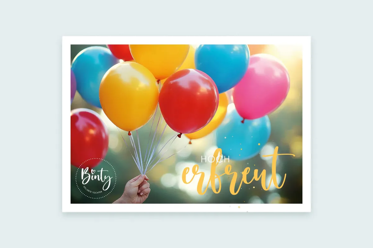 Postkartenaufsteller & 12er Karten-Set