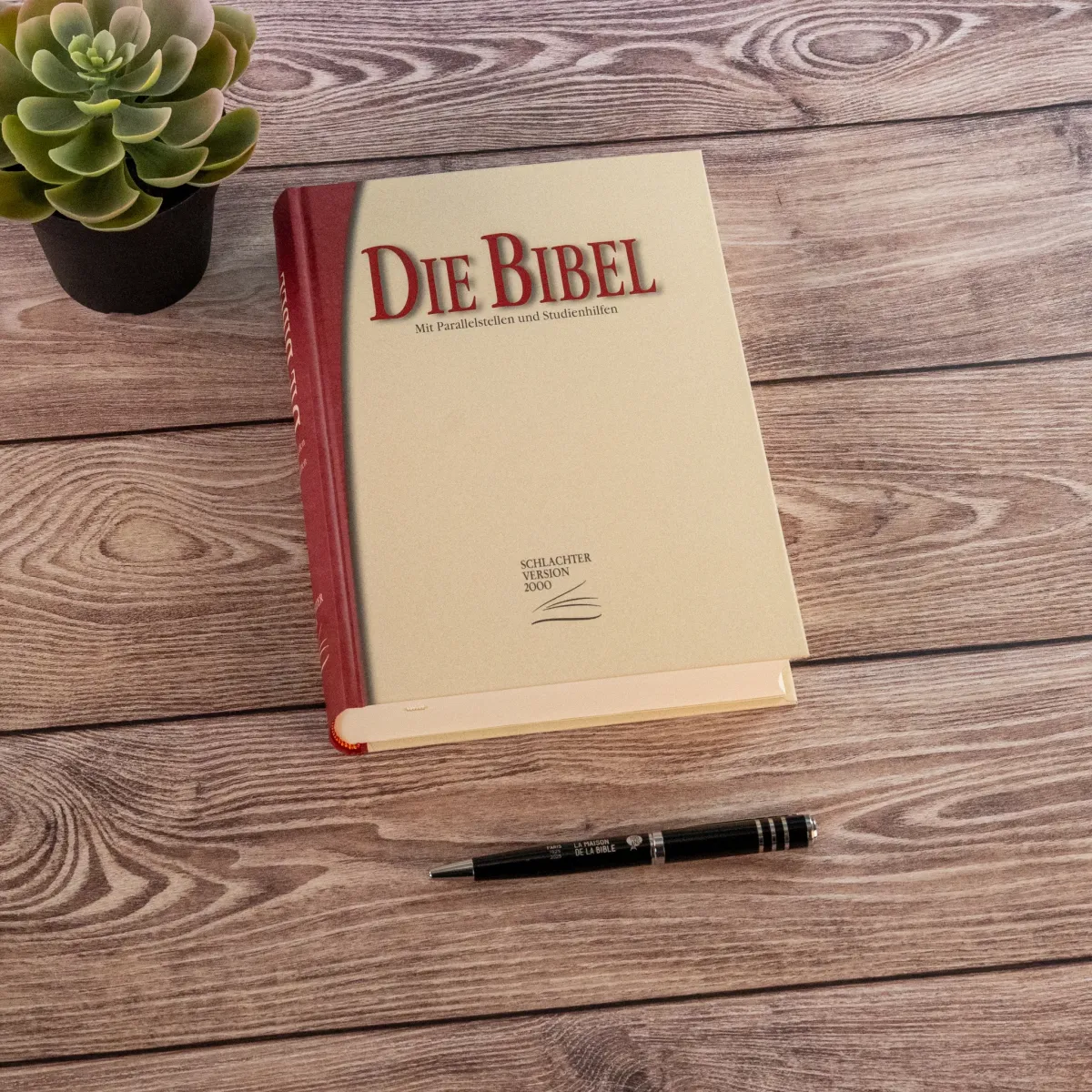 Allemand, Bible d'étude Schlachter 2000 - rigide imprimée