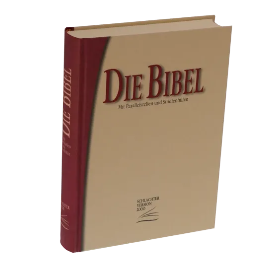 Allemand, Bible d'étude Schlachter 2000 - rigide imprimée