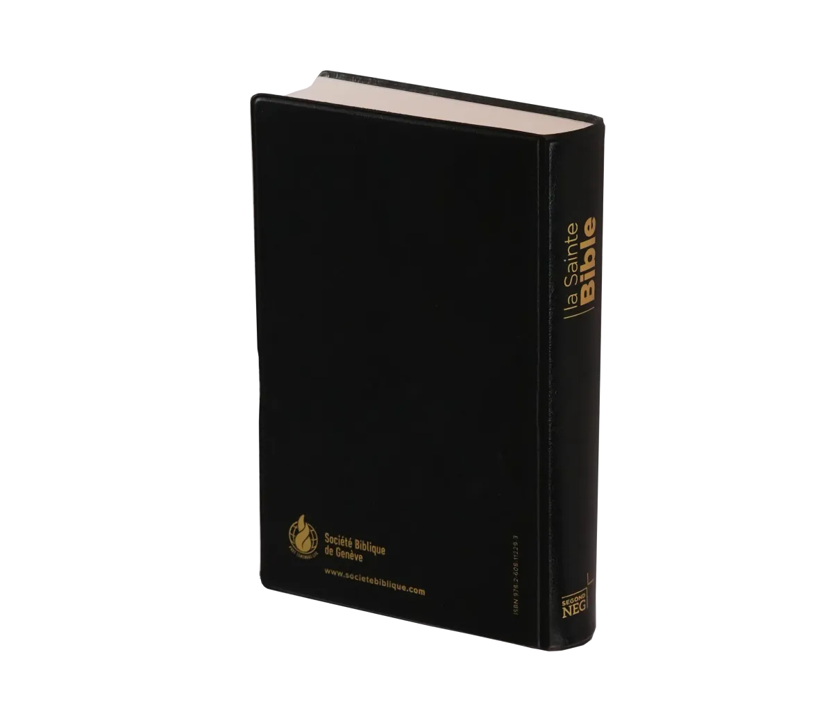Bible Segond NEG, compacte, noire - couverture souple, flexa