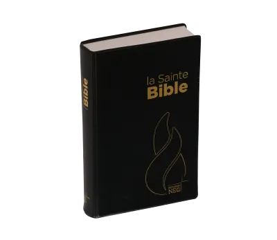 Bible Segond NEG, compacte, noire - couverture souple, flexa