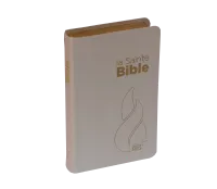 Bible Segond NEG compacte - couverture souple, toile blanche nacrée, tranches or