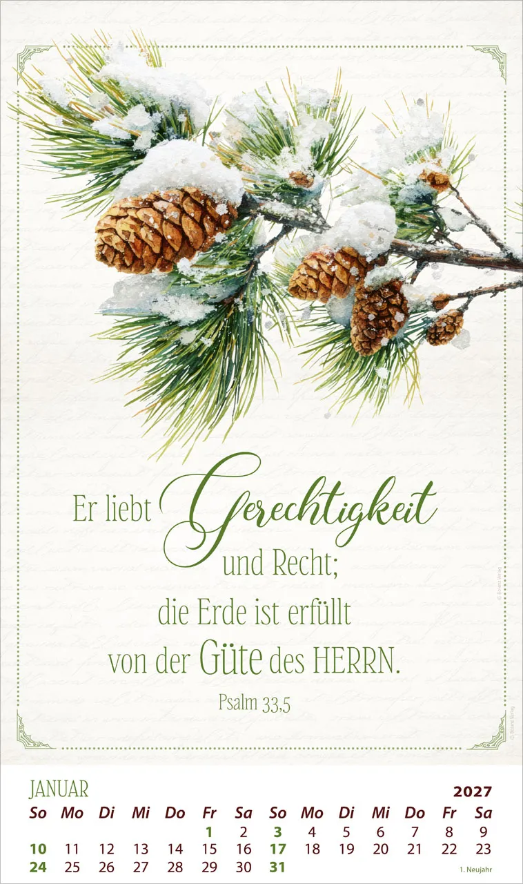 Die Kraft der Worte - Posterkalender