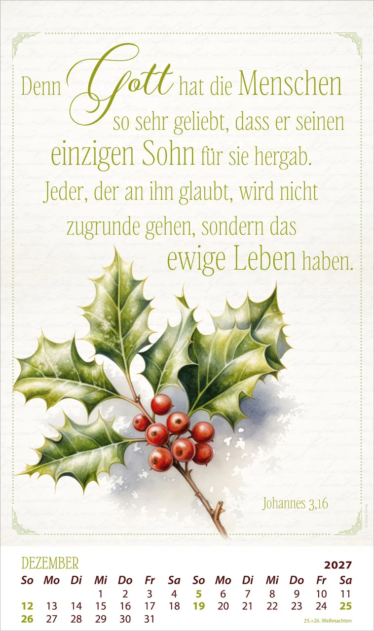 Die Kraft der Worte - Posterkalender