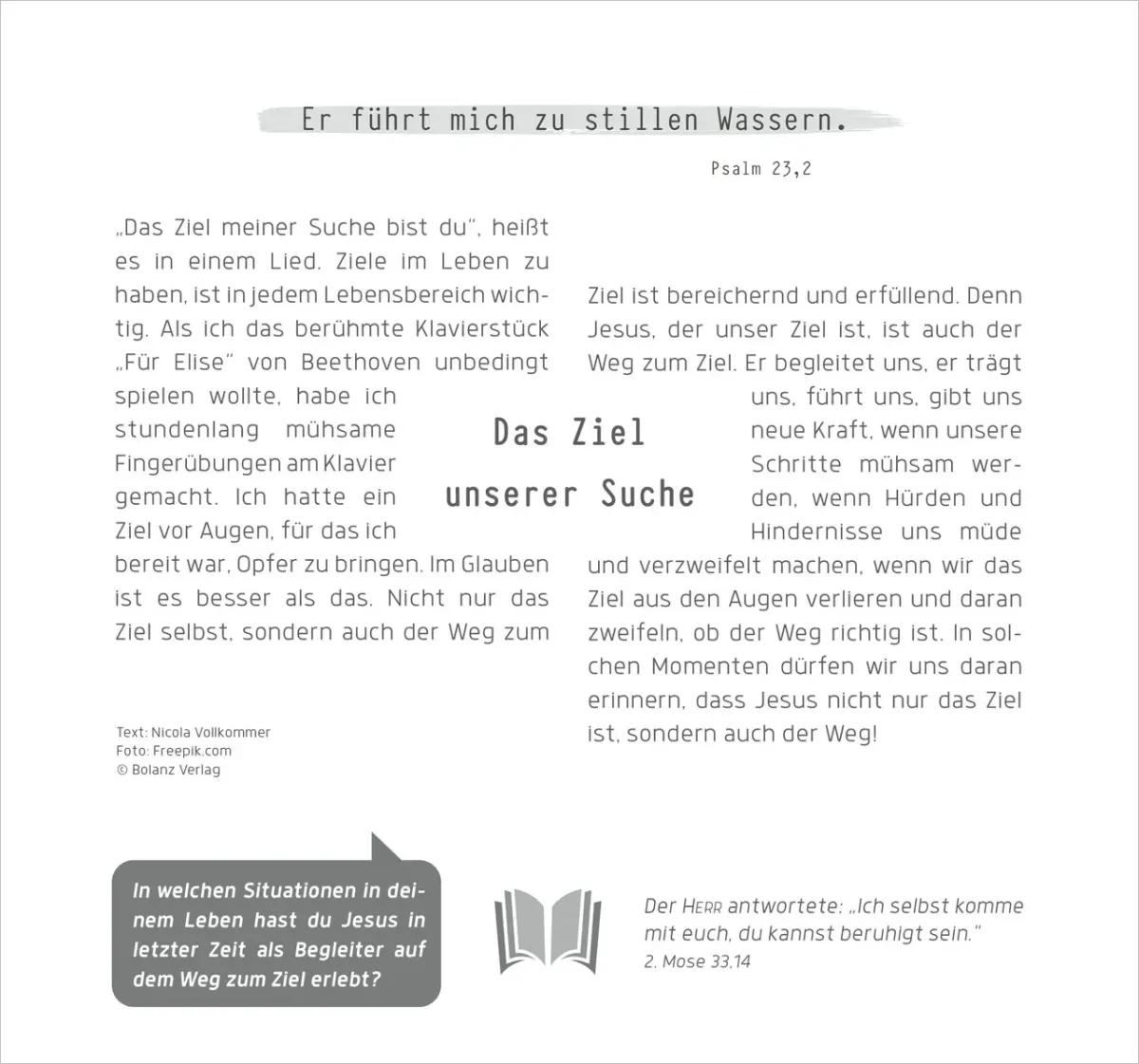 Ich bin der Weg - und die Wahrheit und das Leben, Wandkalender