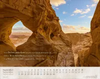 Calendrier Israël Merveilles, trilingue: français, allemand, anglais - Mural